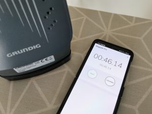 Grundig SI 4850 Dampfbügeleisen Aufheizzeit 2