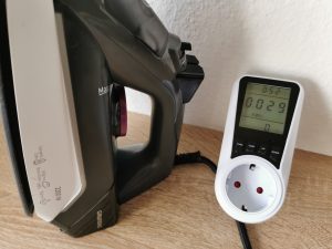 Grundig SI 4850 Dampfbügeleisen Stromverbrauch hohe Stufe