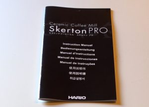 Hario Skerton Pro Bedienungsanleitung