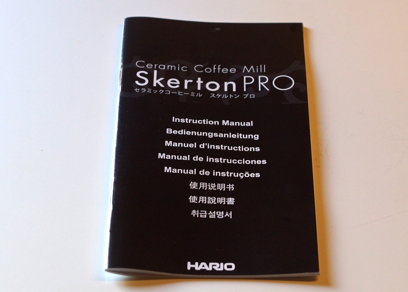 Hario Skerton Pro Bedienungsanleitung