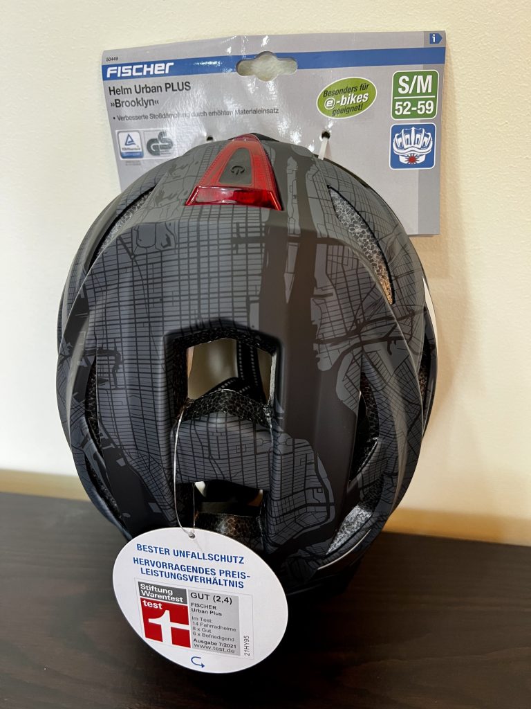 FISCHER Urban Plus Brooklyn Fahrradhelm mit Verpackung
