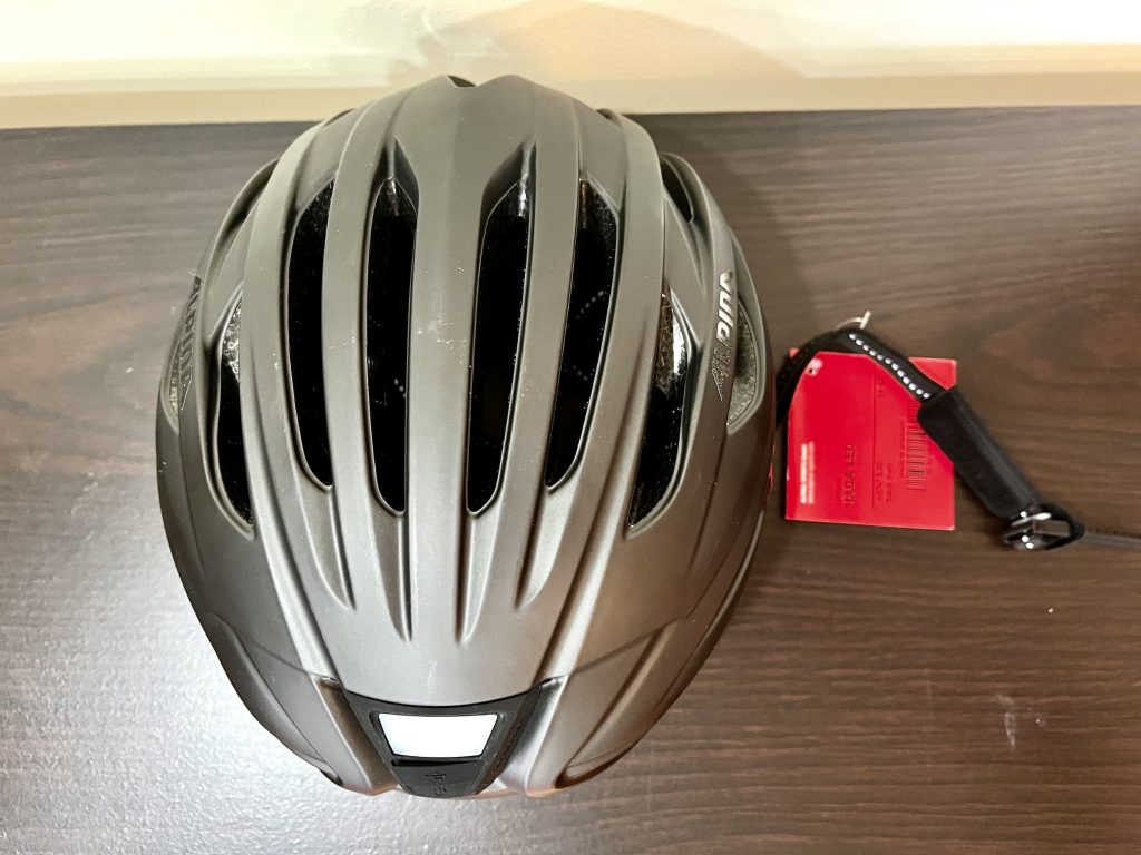 Alpina Haga LED Fahrradhelm –Ansicht von oben