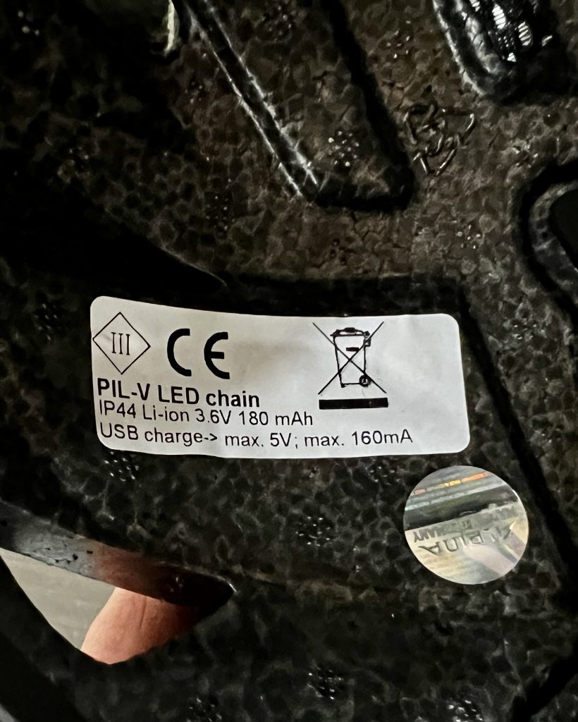 Alpina Haga LED Fahrradhelm – Innenansicht