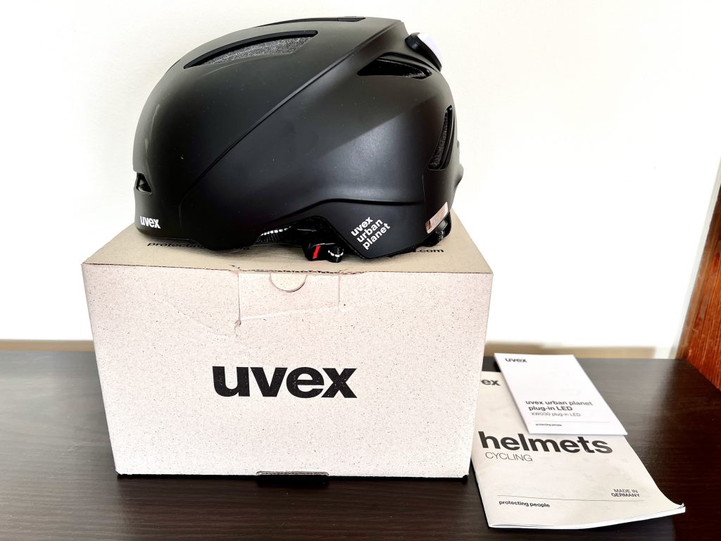 uvex urban planet LED Fahrradhelm mit Verpackung