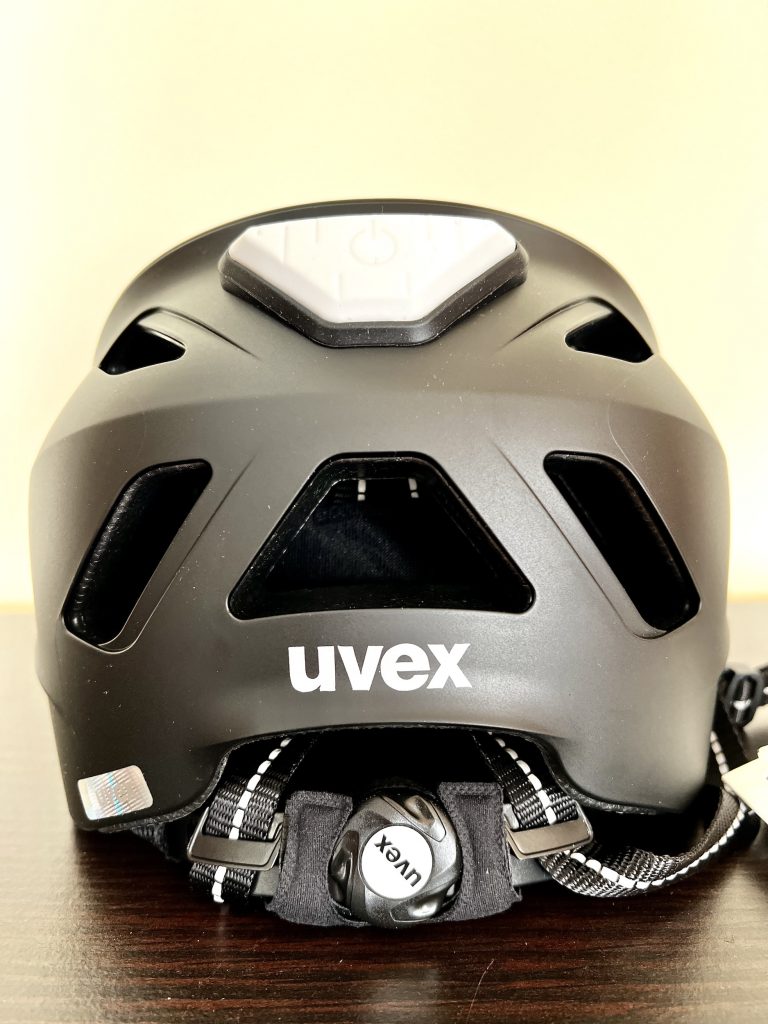 uvex urban planet LED Fahrradhelm Blick von hinten