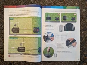 Installationsanleitung des Bosch Home and Garden Indego XS 300 Mähroboters Inhalt
