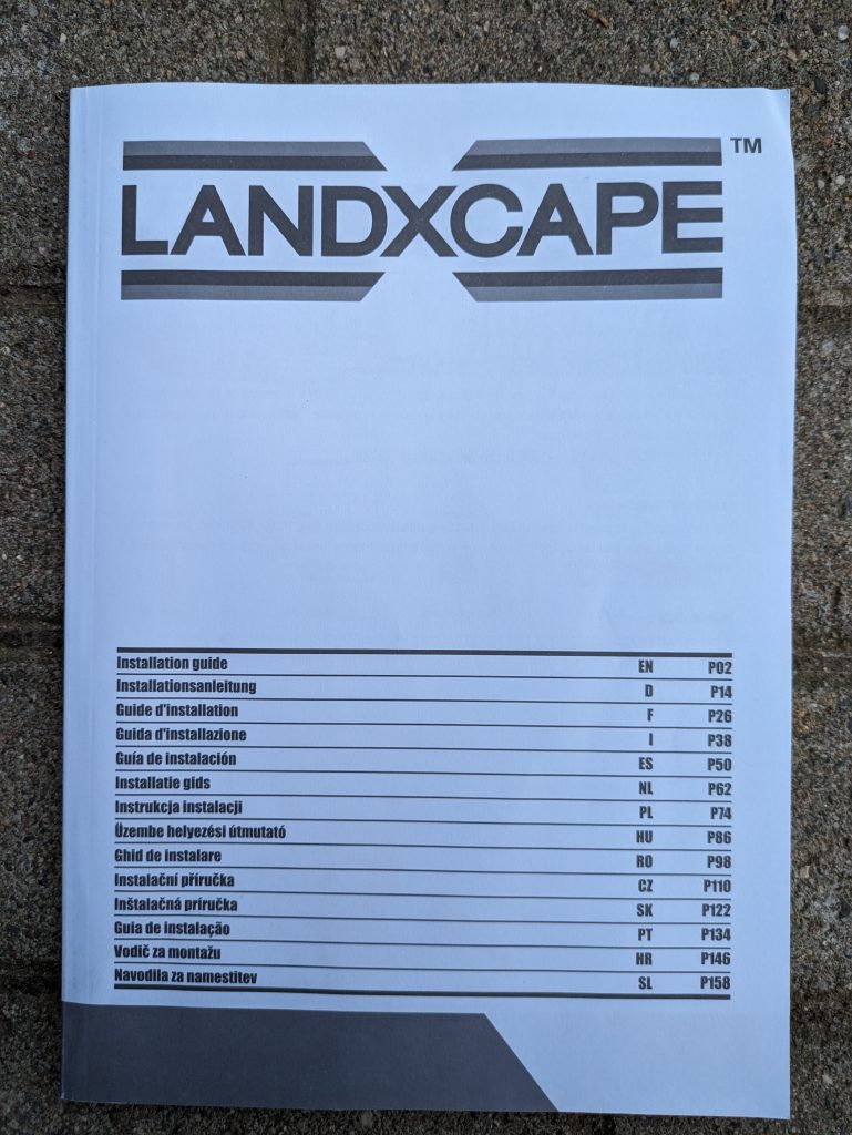 Installationsanleitung des LANDXCAPE LX799 Mähroboters
