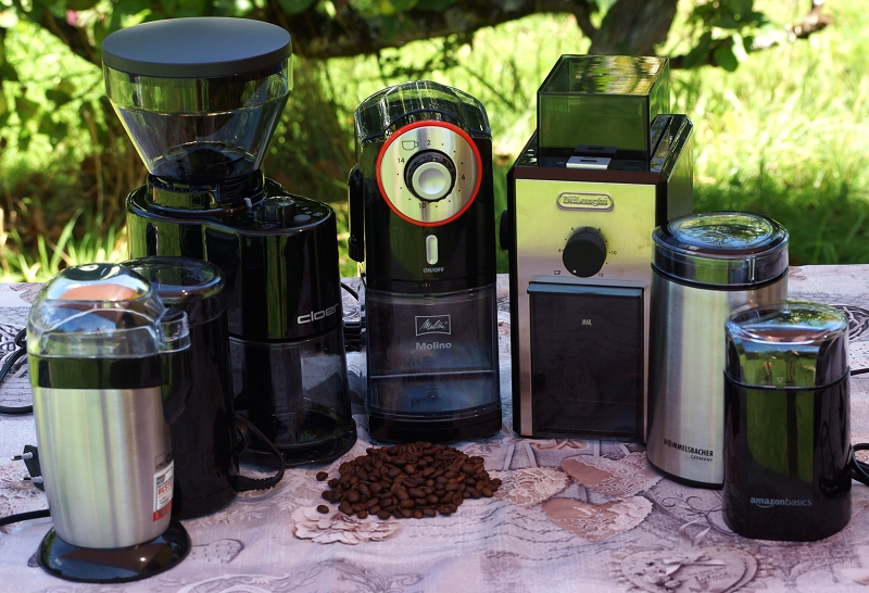 Kaffeemühlen Test elektrische Kaffeemühlen