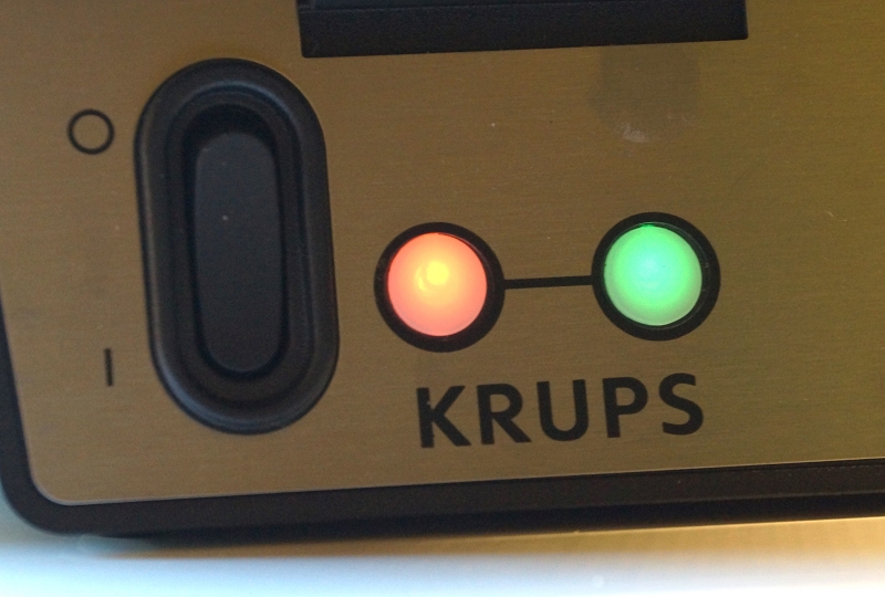 Krups FDK251 Kontrollleuchte backfertig