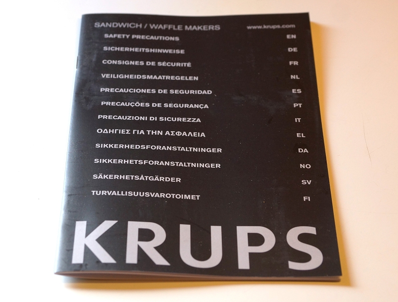 Krups FDK251 Sicherheitshinweise