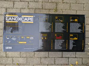LANDXCAPE LX799 Mähroboter Verpackung frontal