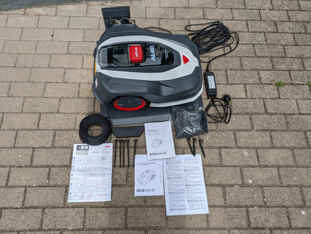 Lieferumfang des AL-KO Robolinho® 550W Mähroboters