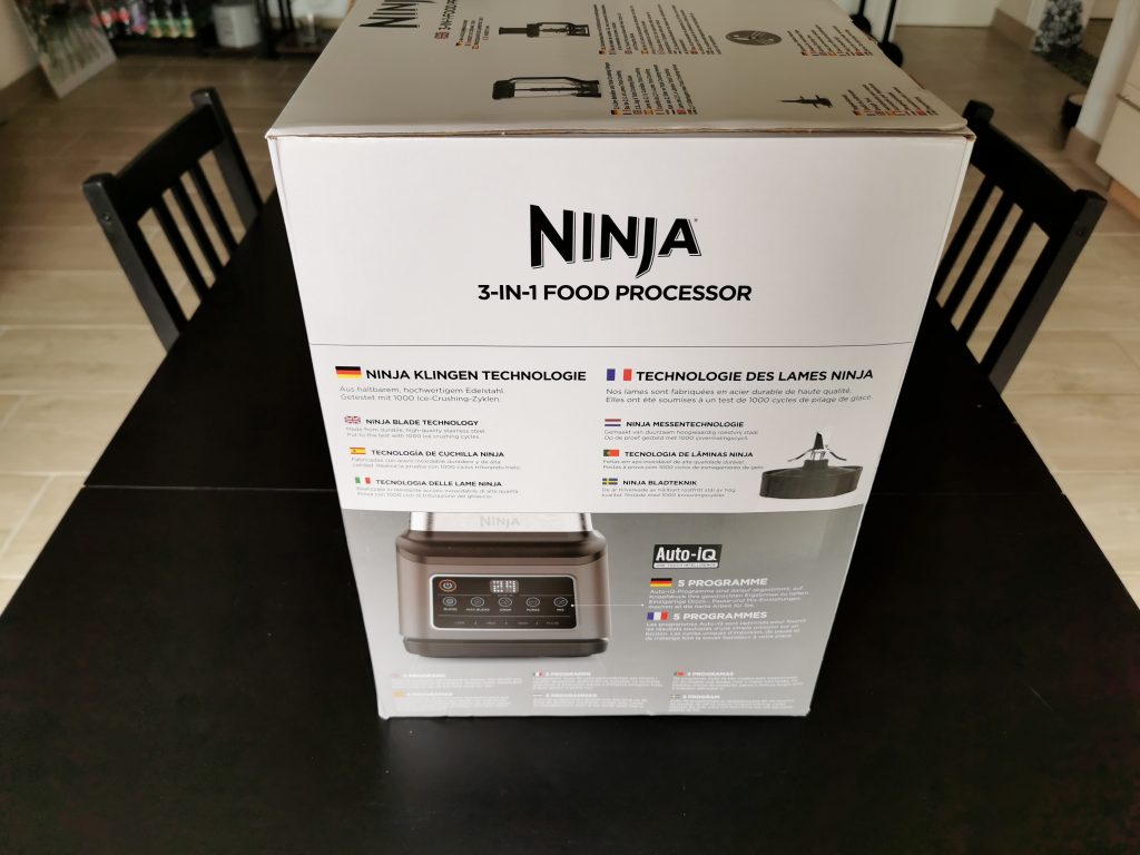 Ninja BN800EU Küchenmaschine Verpackung hinten