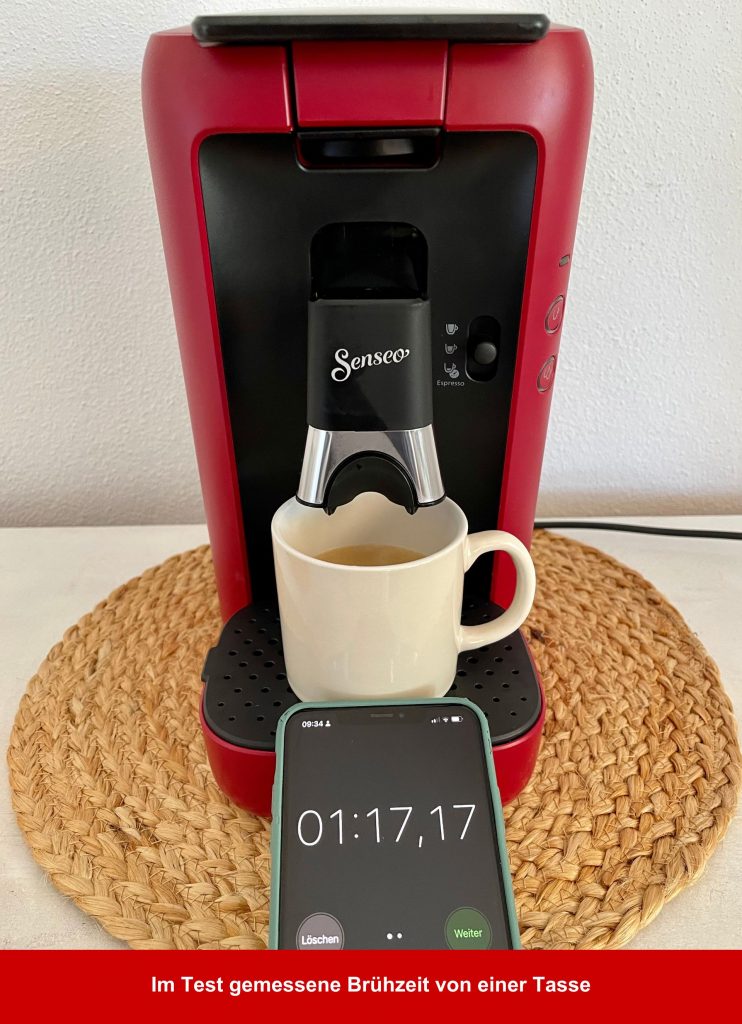 PHILIPS SENSEO® Maestro CSA260:90 Kaffeepadmaschine Brühzeit eine Tasse
