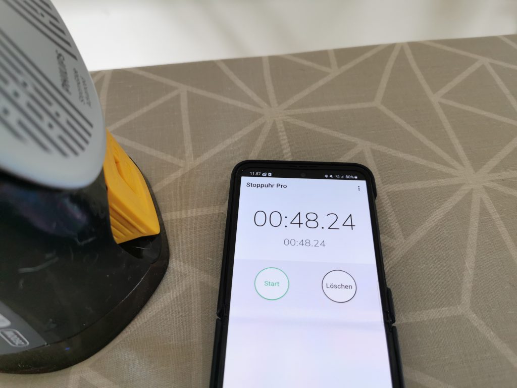 Philips Azur Dampfbügeleisen Aufheizzeit 2