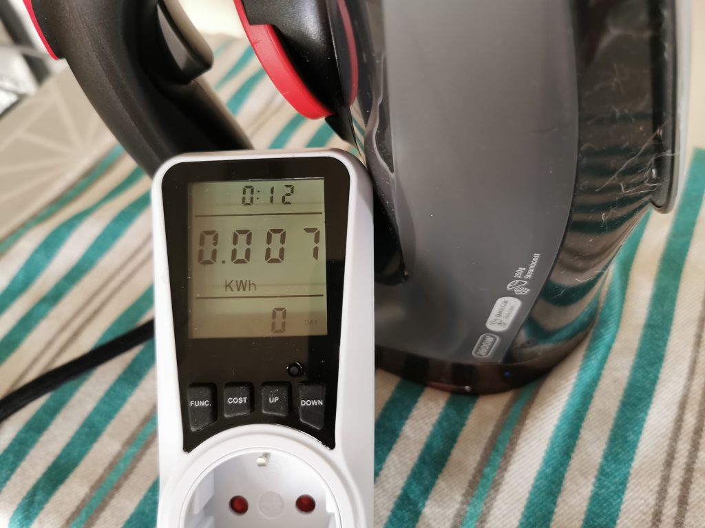 Philips Azur Dampfbügeleisen Strommesser