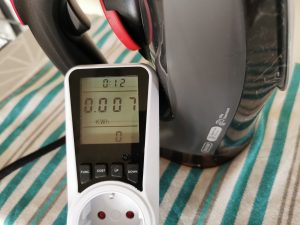 Philips Azur Dampfbügeleisen Strommesser