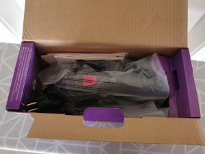 Philips Azur Dampfbügeleisen Verpackung geöffnet