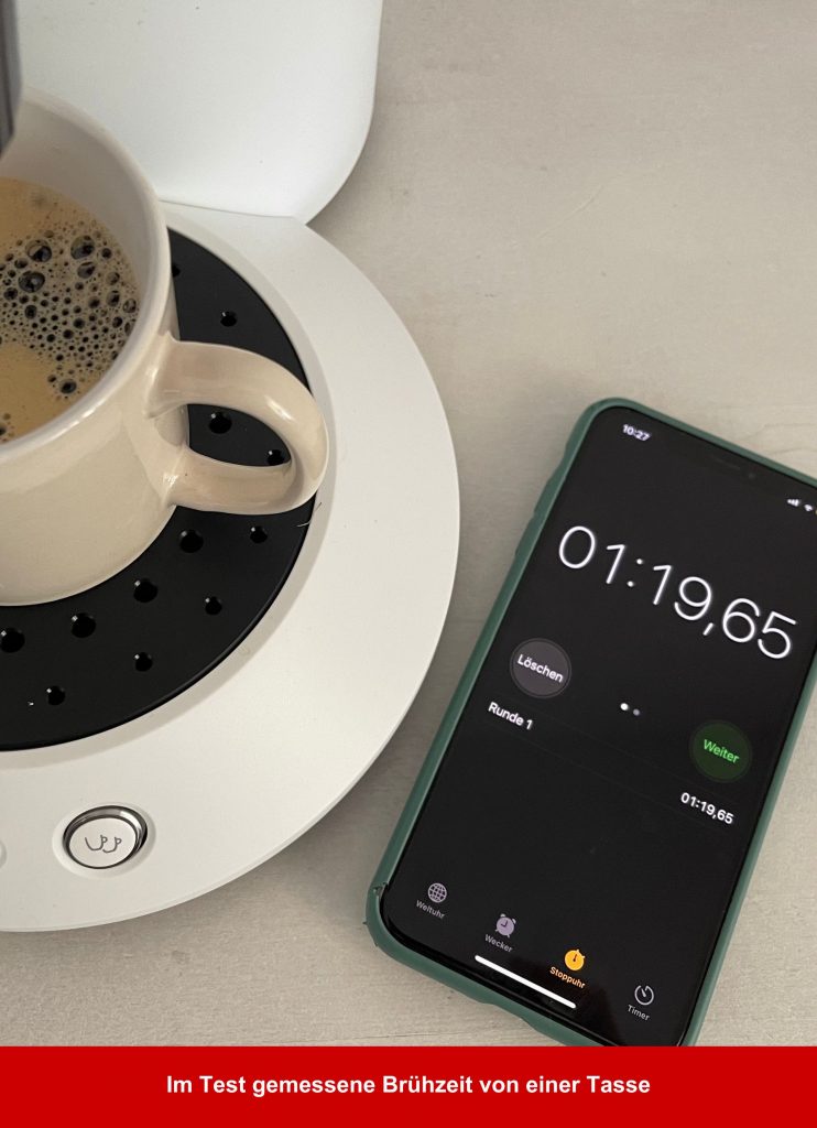 Philips SENSEO® Original Plus CSA210:10 Kaffeepadmaschine Brühzeit eine Tasse