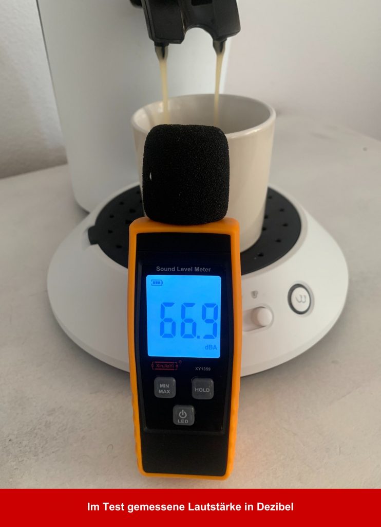Philips SENSEO® Original Plus CSA210:10 Kaffeepadmaschine Lautstärke in Dezibel
