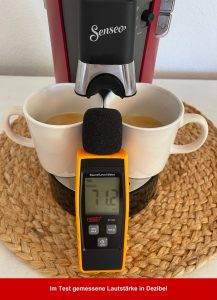 Philips SENSEO® Select CSA240:91 Kaffeepadmaschine Lautstärke in Dezibel