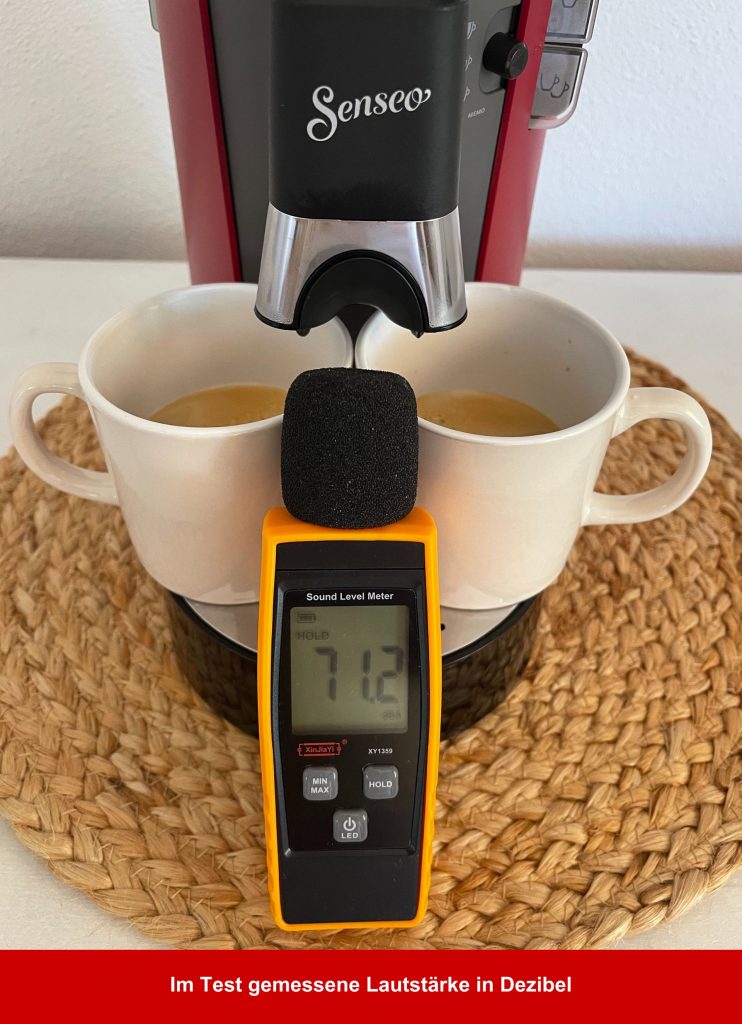 Philips SENSEO® Select CSA240:91 Kaffeepadmaschine Lautstärke in Dezibel