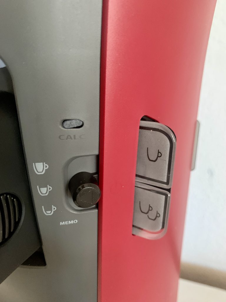Philips SENSEO® Select CSA240:91 Kaffeepadmaschine Nahansicht Tassenauswahl