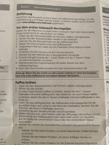 Philips SENSEO® Select CSA240:91 Kaffeepadmaschine schriftliche Anleitung