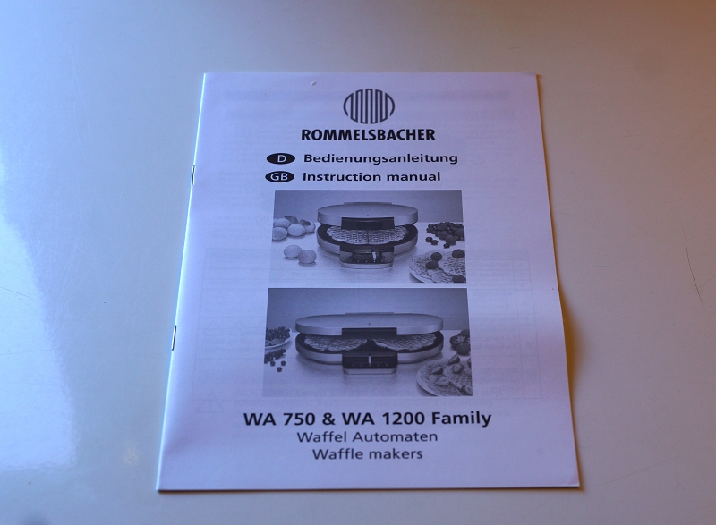 ROMMELSBACHER WA 750 Bedienungsanleitung