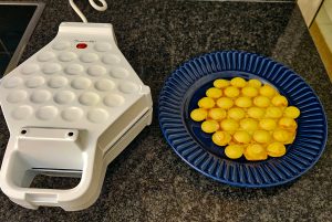 Rosenstein & Söhne Bubble Waffelmaker mit fertiger Waffel