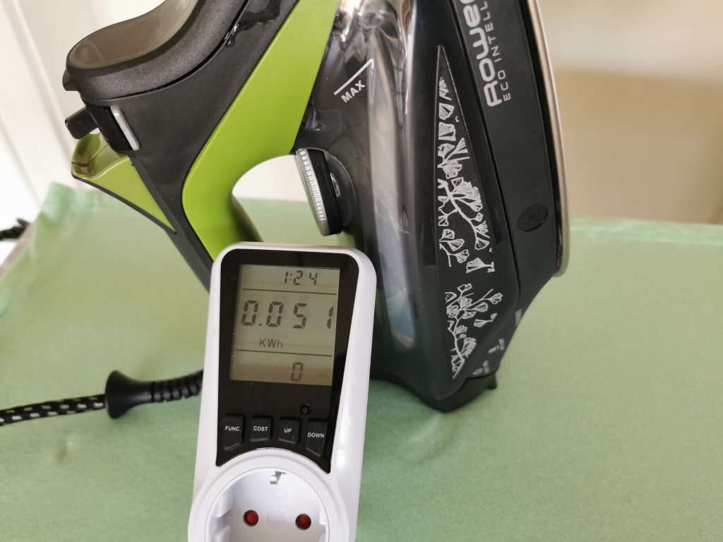 Rowenta DW6330 Eco Intelligence Dampfbügeleisen Strommesser 2