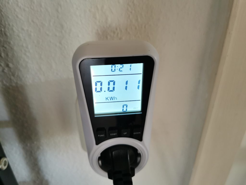 Rowenta DW6330 Eco Intelligence Dampfbügeleisen Strommessung 1