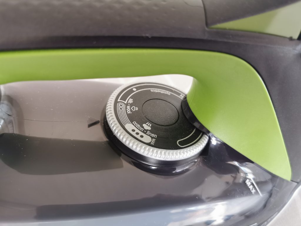 Rowenta DW6330 Eco Intelligence Dampfbügeleisen Temperaturregler