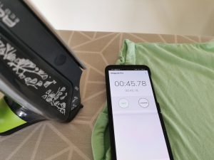 Rowenta DW6330 Eco Intelligence Dampfbügeleisen Zeitmessung 2