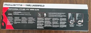 Rowenta x Karl Lagerfeld SF467L KPro Stylist Haarglätter Verpackung Rückseite