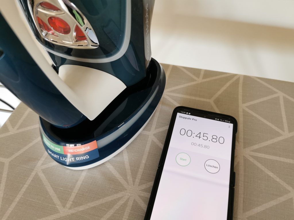 Russel Hobbs Cordless Bügeleisen Zeitmessung 3