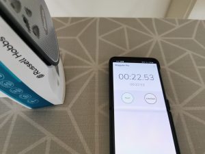 Russell Hobbs SupremeSteam Pro Dampfbügeleisen Aufheizzeit 2