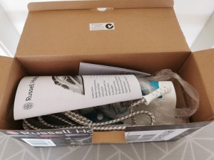 Russell Hobbs SupremeSteam Pro Dampfbügeleisen Verpackung geöffnet
