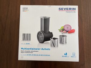 SEVERIN KM 3897 Küchenmaschine Multizerkleinerer-Aufsatz Verpackung