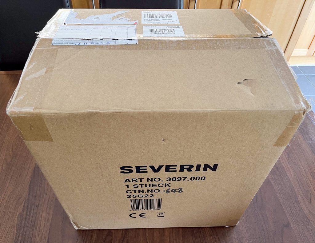 SEVERIN KM 3897 Küchenmaschine Verpackung