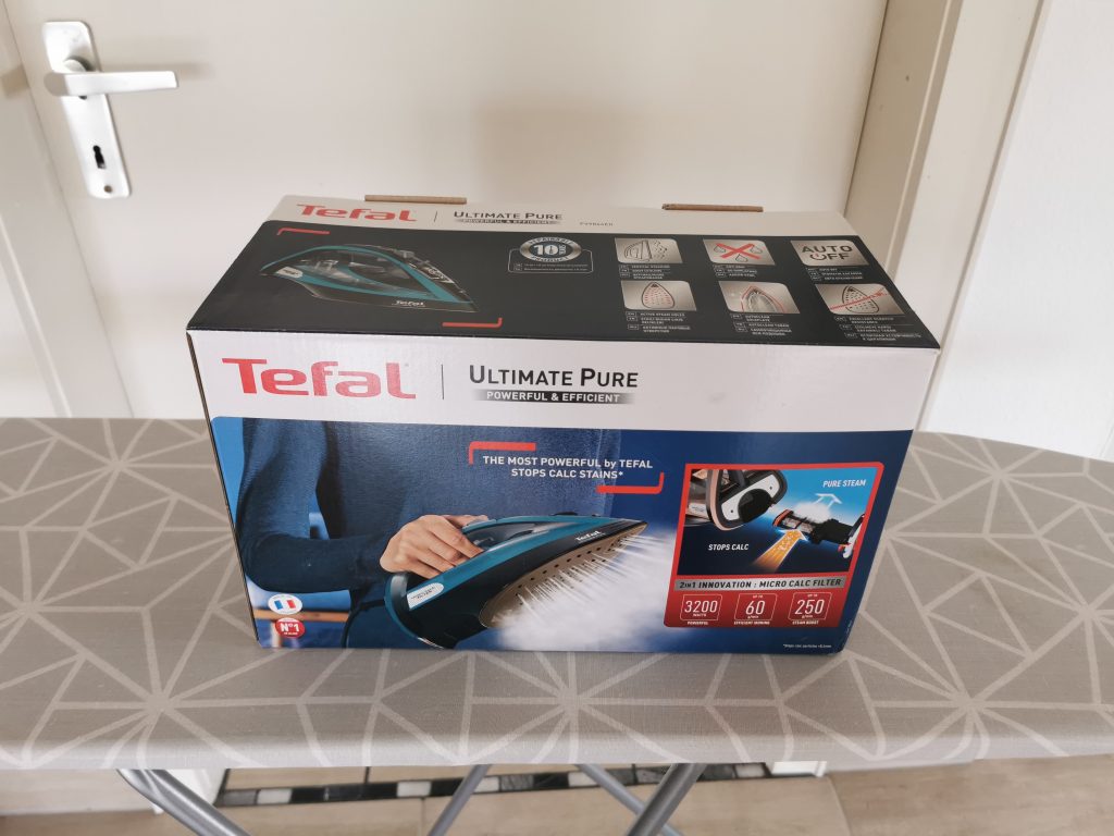 Tefal Ultimate Pure Dampfbügeleisen Verpackung
