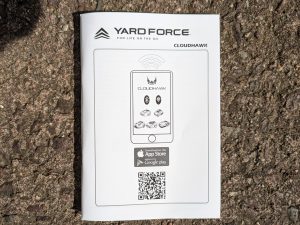 YARDFORCE COMPACT 300RBS Mähroboter Heft zur App