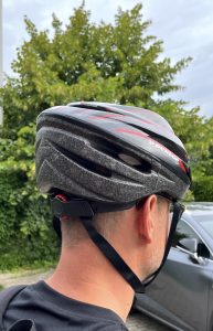 Dunlop HB13 Fahrradhelm Blick von hinten
