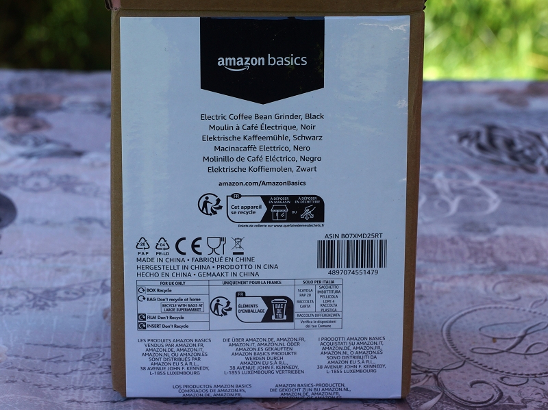 amazonbasics CG9403-GS-B Verpackung