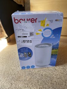 Beurer LR 220 Luftreiniger Verpackung Vorderseite