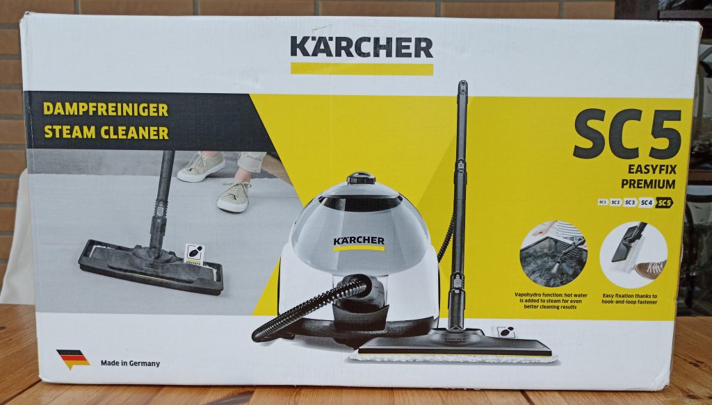 Kärcher EasyFix SC 5 Dampfreiniger Verpackung