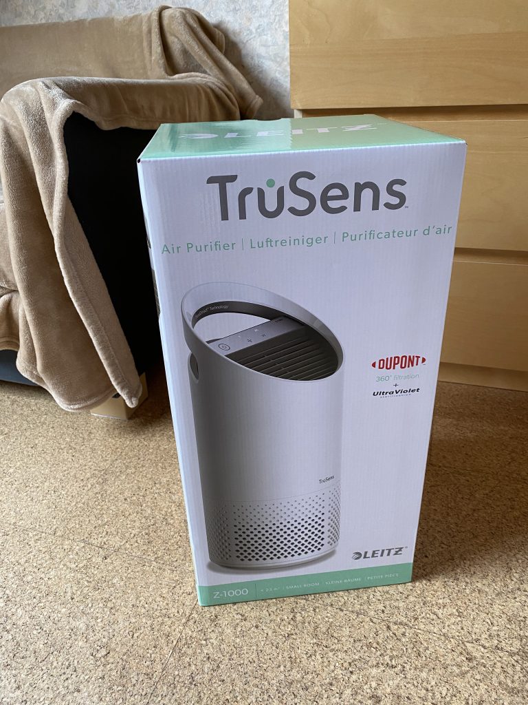 Leitz TruSens Z-1000 Luftreiniger Verpackung Vorderseite