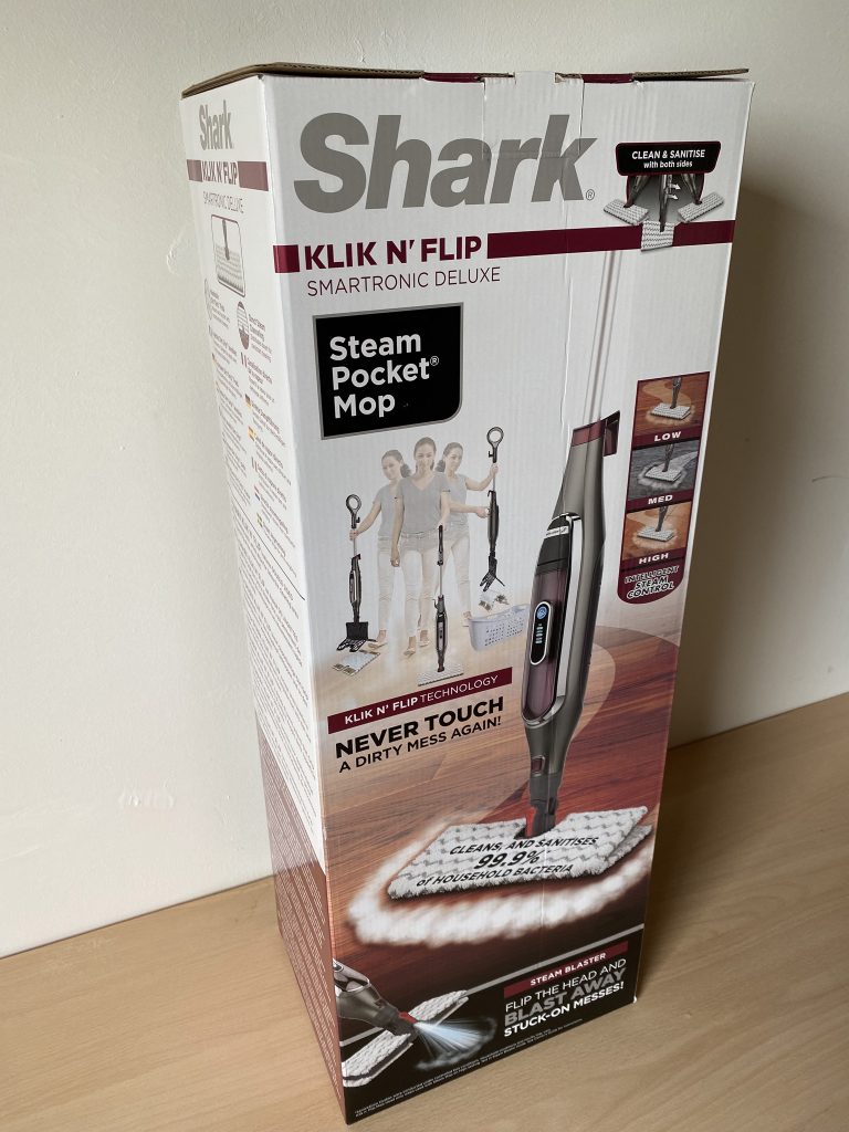 Shark S6003EU Klik n Flip Dampfreiniger Verpackung