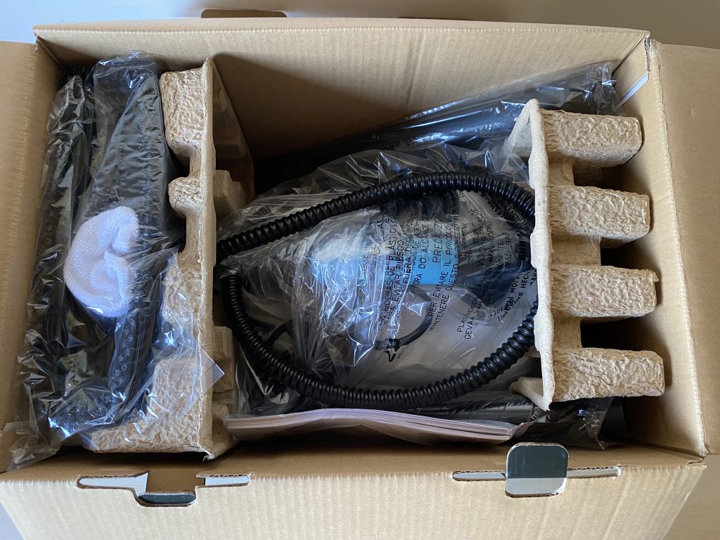 Ariete 4146 XVapor Deluxe Dampfreiniger in der Verpackung