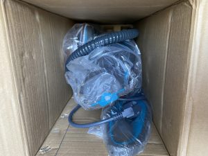Hoover Steam Capsule Dampfreiniger in der Verpackung